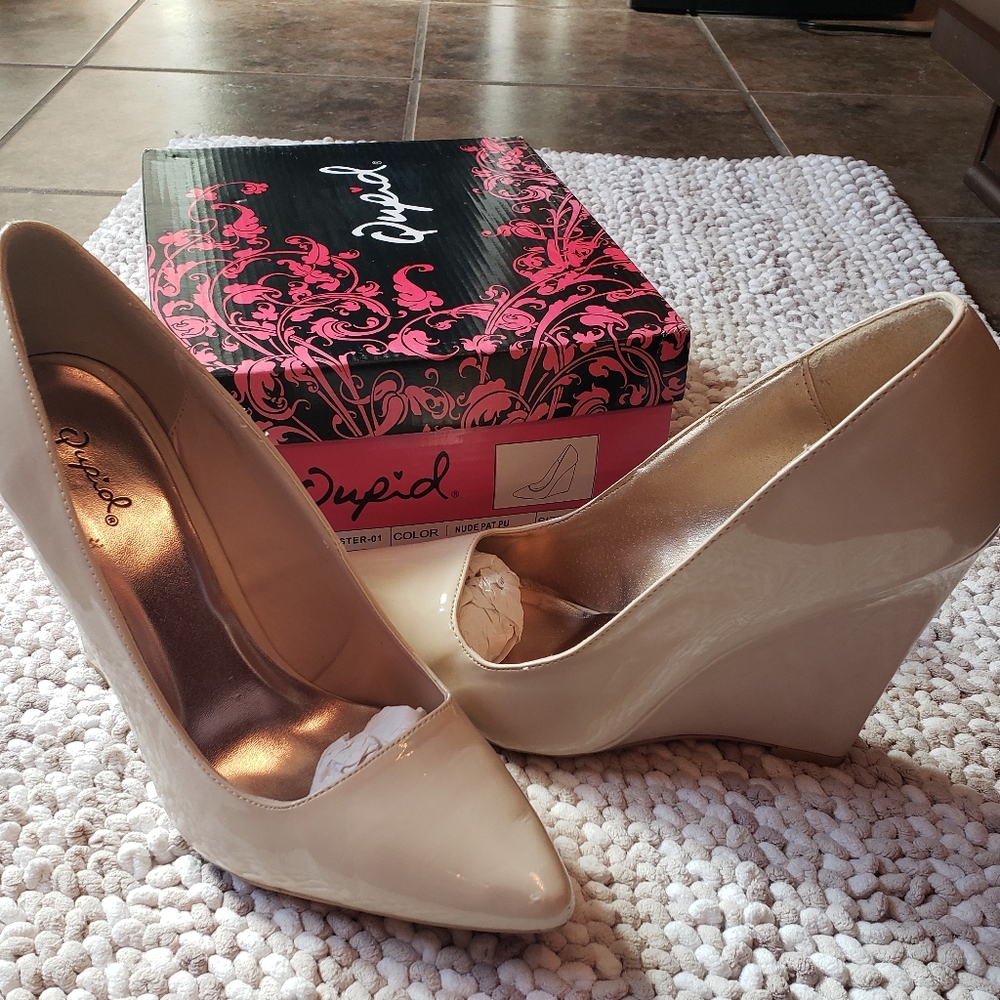 Wedge Nude Heels